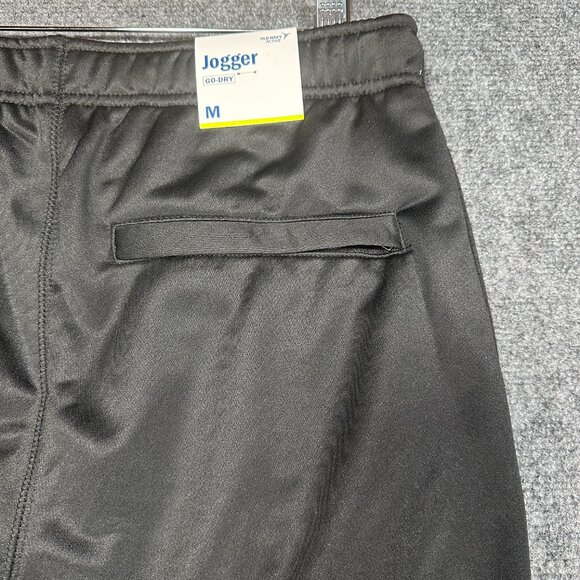 Old Navy Joggers Womens Medium Black Joggers Elastic Waist Tie Cord Pockets NEW - Picture 10 of 10